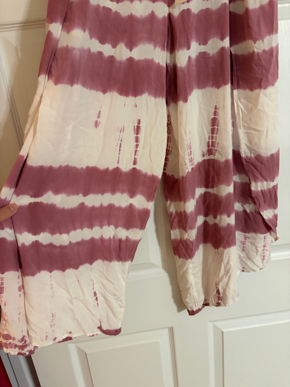 Mustard Seed Split-Leg Tie-Dye Pants - Picture 3 of 6